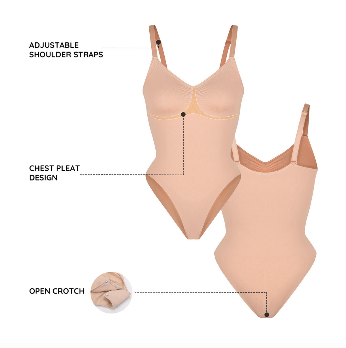 Women’s High-Elasticity Invisible Shapewear – Seamless Body-Sculpting Underwear