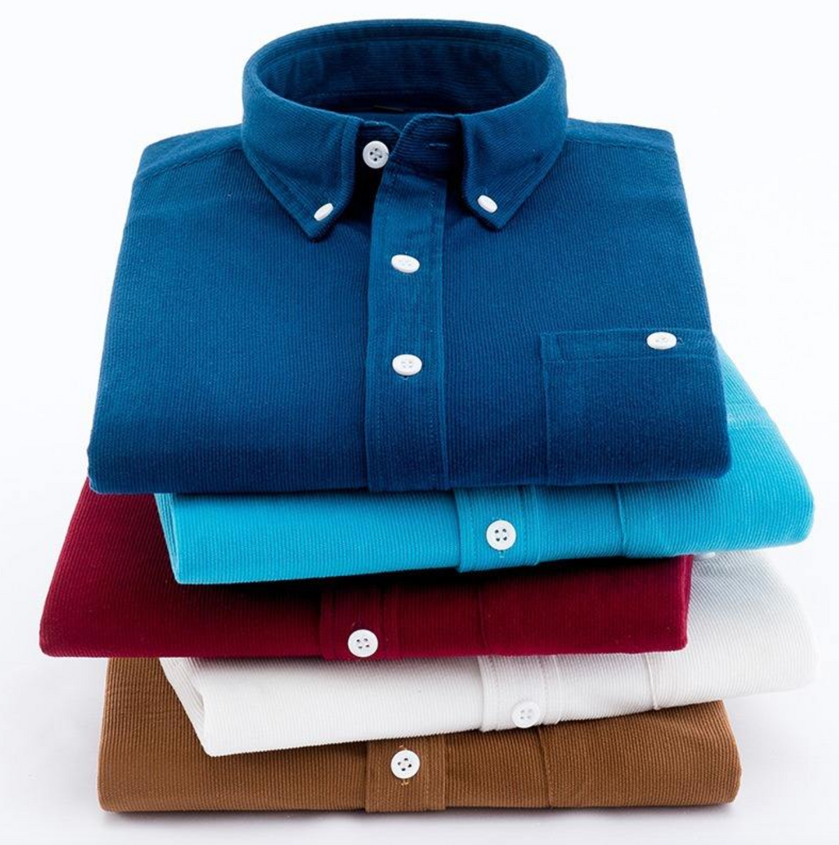Men’s Solid Colour Button-Up Shirt